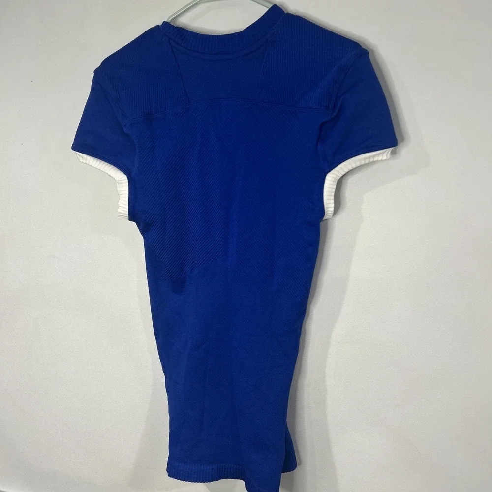 ADIDAS PRIMENIT A1 ROYAL BLUE WHITE FOOTBALL JERSEY (DQ3453) Large